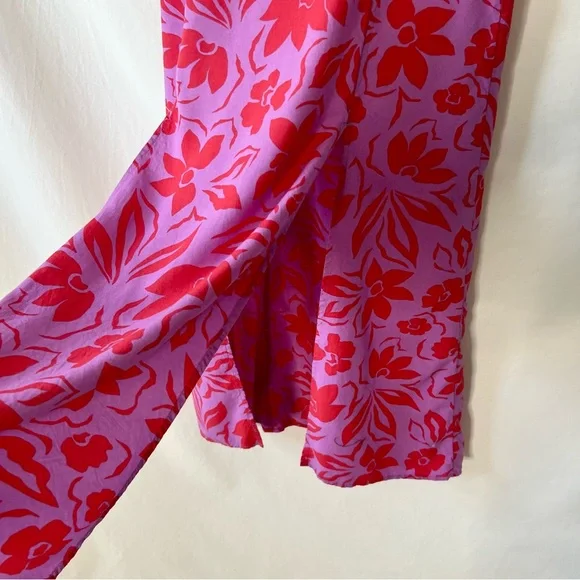 Billabong Peachy Keen Matching Pink Hawaiian Floral Skirt Set - Picture 6 of 16